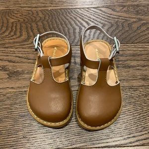 Freshly Picked Cognac Newport Clog sandal, size 5